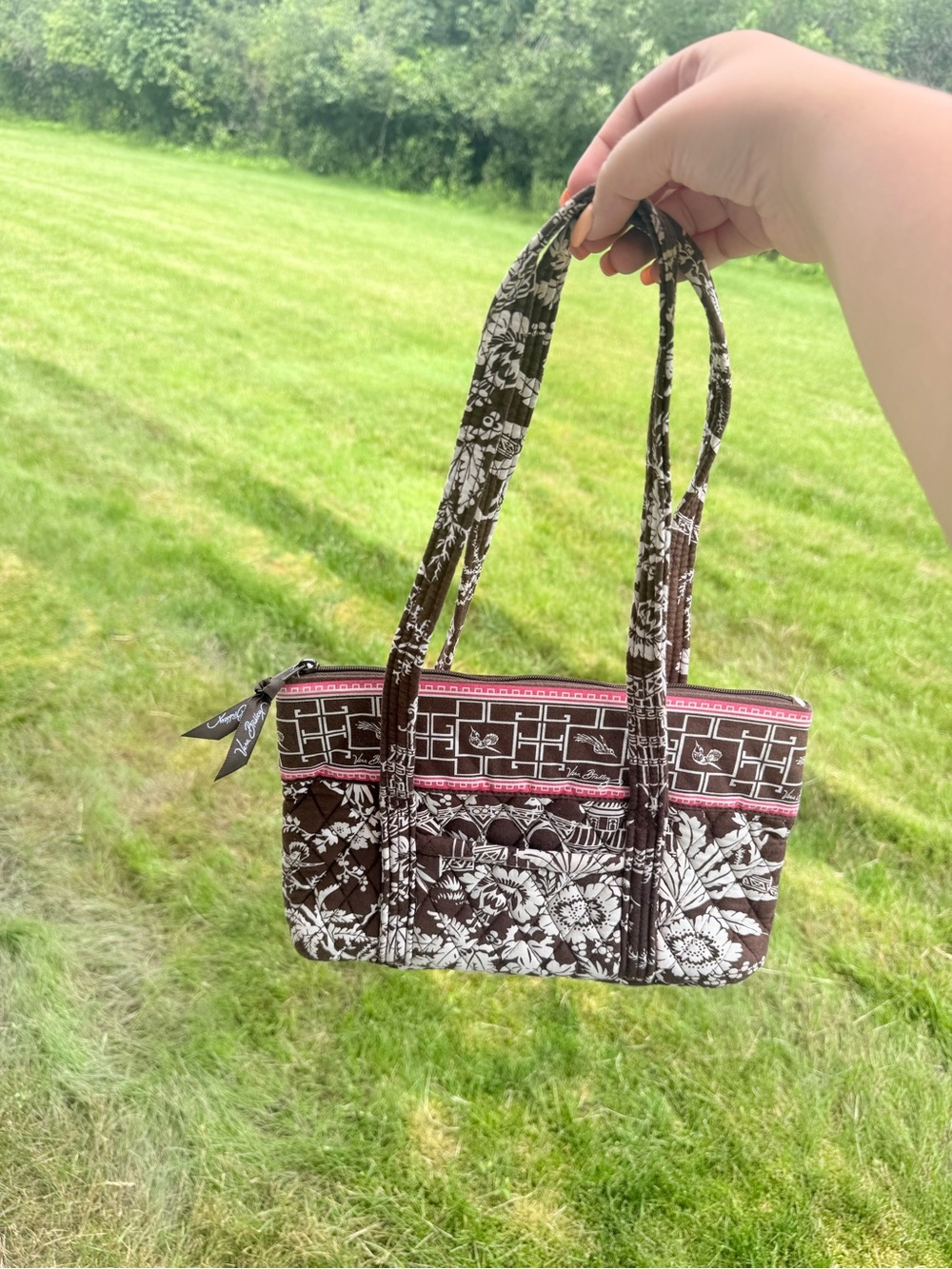 Vintage Vera Bradley Imperial Toile Betsy Handbag